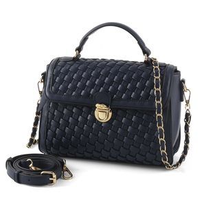 Woven Purse Crossbody Bag Vegan Leather, Hand Woven Handbag Shoulder :<
